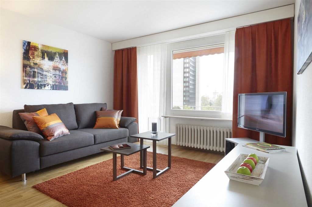 1-bedroom apartment with garden view