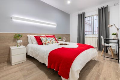 Inviting double bedroom in a student flat, in Delicias  - Gallery -  1