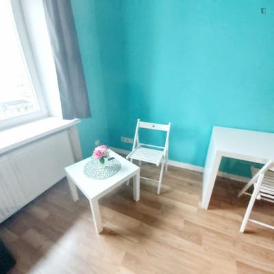 Comfy double bedroom in a 4-Bedroom apartment close to Rynek Główny