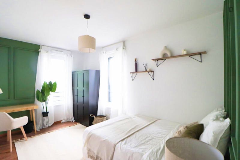 Comfy double bedroom in a 4-bedroom apartment, not far from Sciences Po Lille  - Gallery -  1