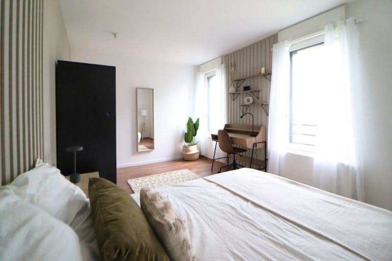 Delicate 15 m² bedroom for rent in coliving in Lille - LIL07