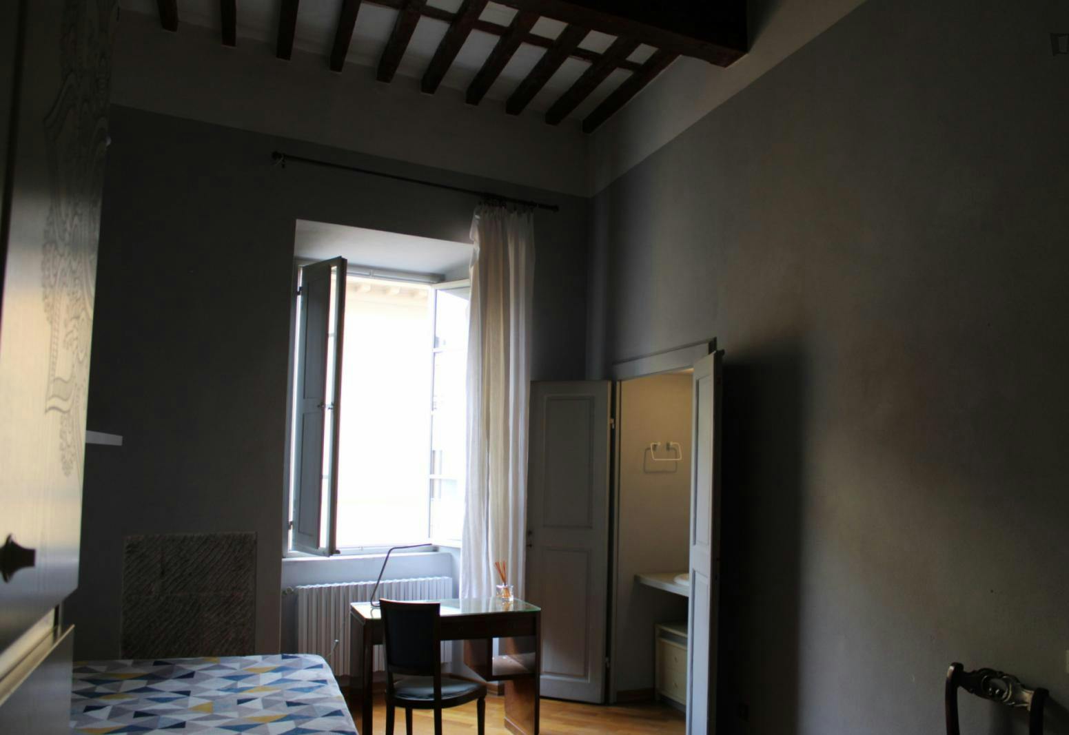 Bright single bedroom in the heart of Pisa for Students, PhD and Researchers