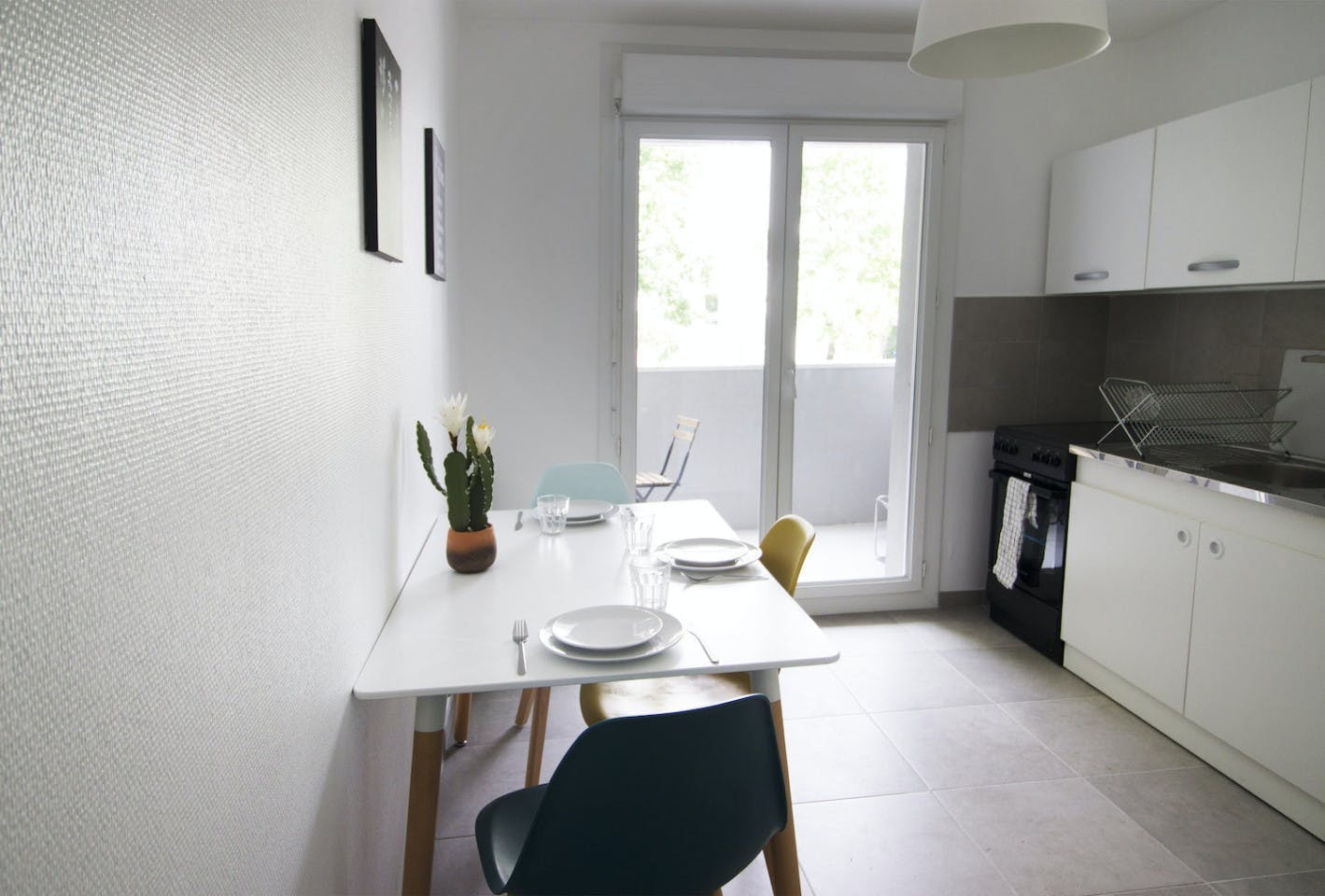 Spacious apartment furnished with care in the center of Grenoble