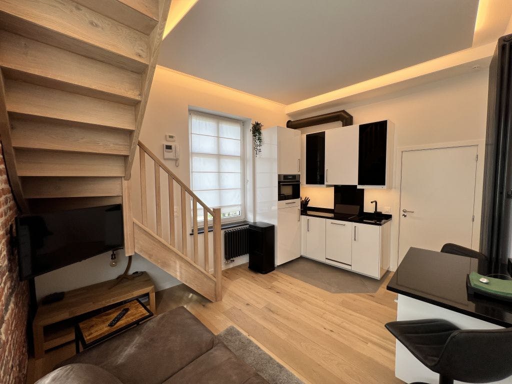 Modern flat in the heart of village Lillois!