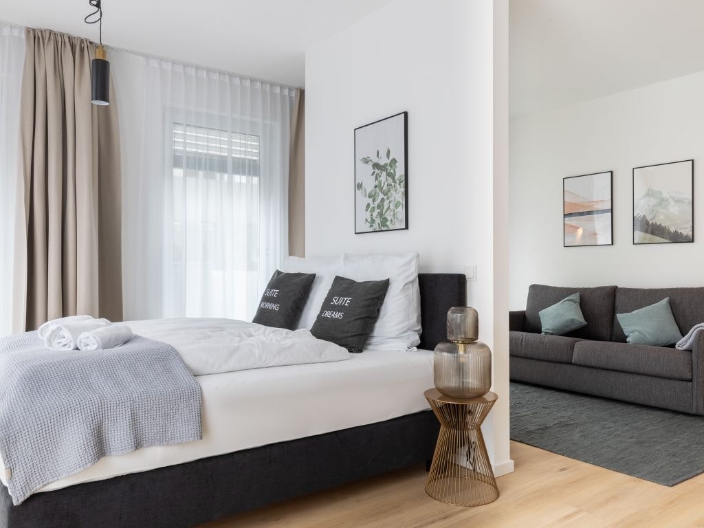 Gütersloh Eickhoffstraße - Suite XL with sofa bed & balcony