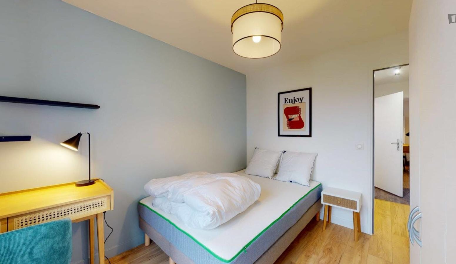 Cute double bedroom in Saint-Ouen-sur-Seine