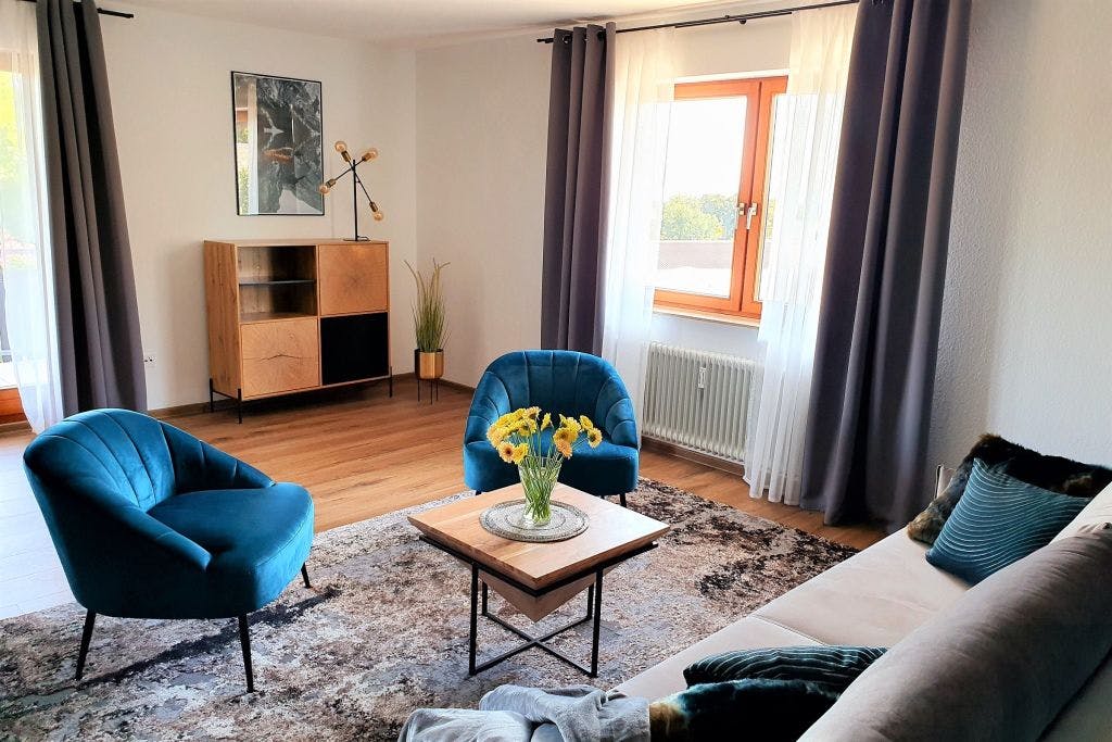 Fully furnished 2-room apartment with balcony and a lot of charm in Meersburg