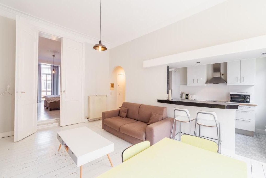 Spacious apartment in Saint-Gilles