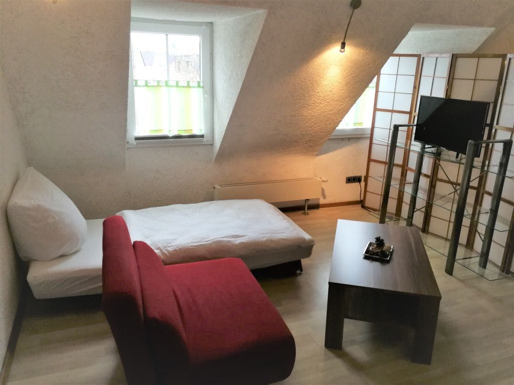 Cozy holiday apartment in the immediate vicinity of the new trade fair center in Karlsruhe/dm-Arena