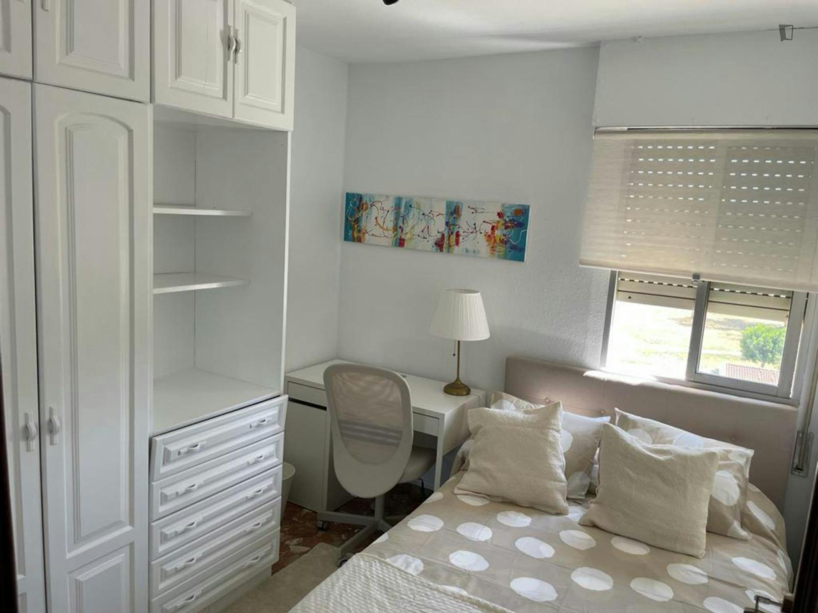 Cozy double bedroom in Málaga close to Parque Martiricos