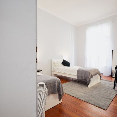 Shared Room (2 beds) in San Salvario, Turin