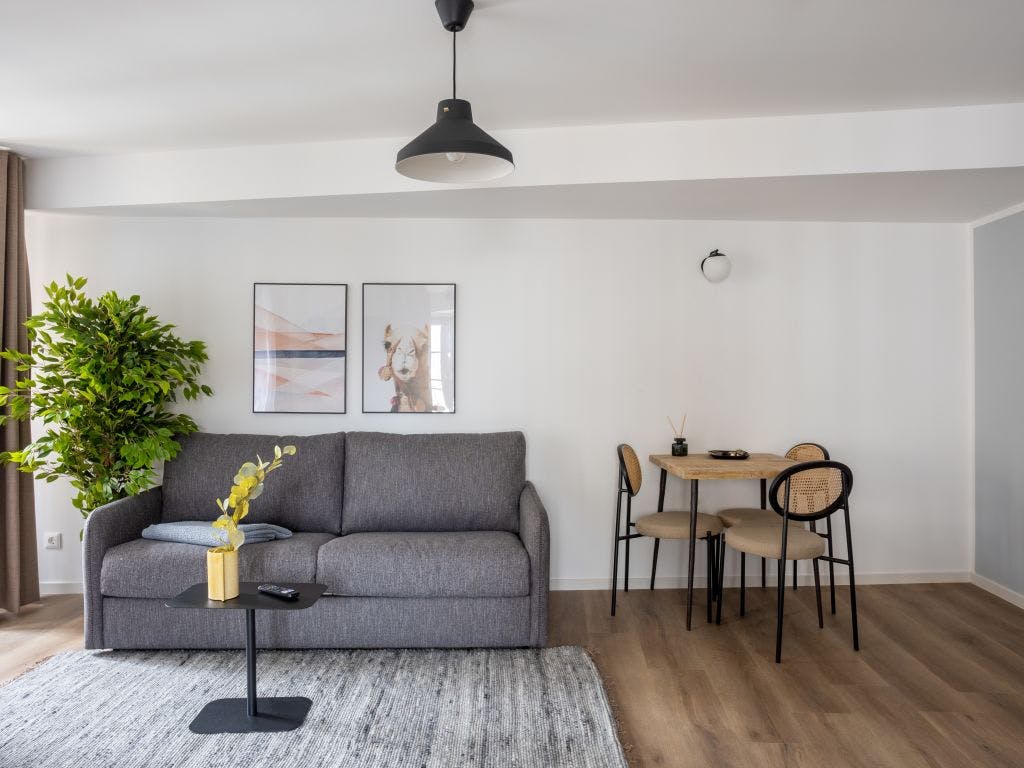 Zwickau Hauptmarkt - Suite XL with sofa bed & separate kitchen