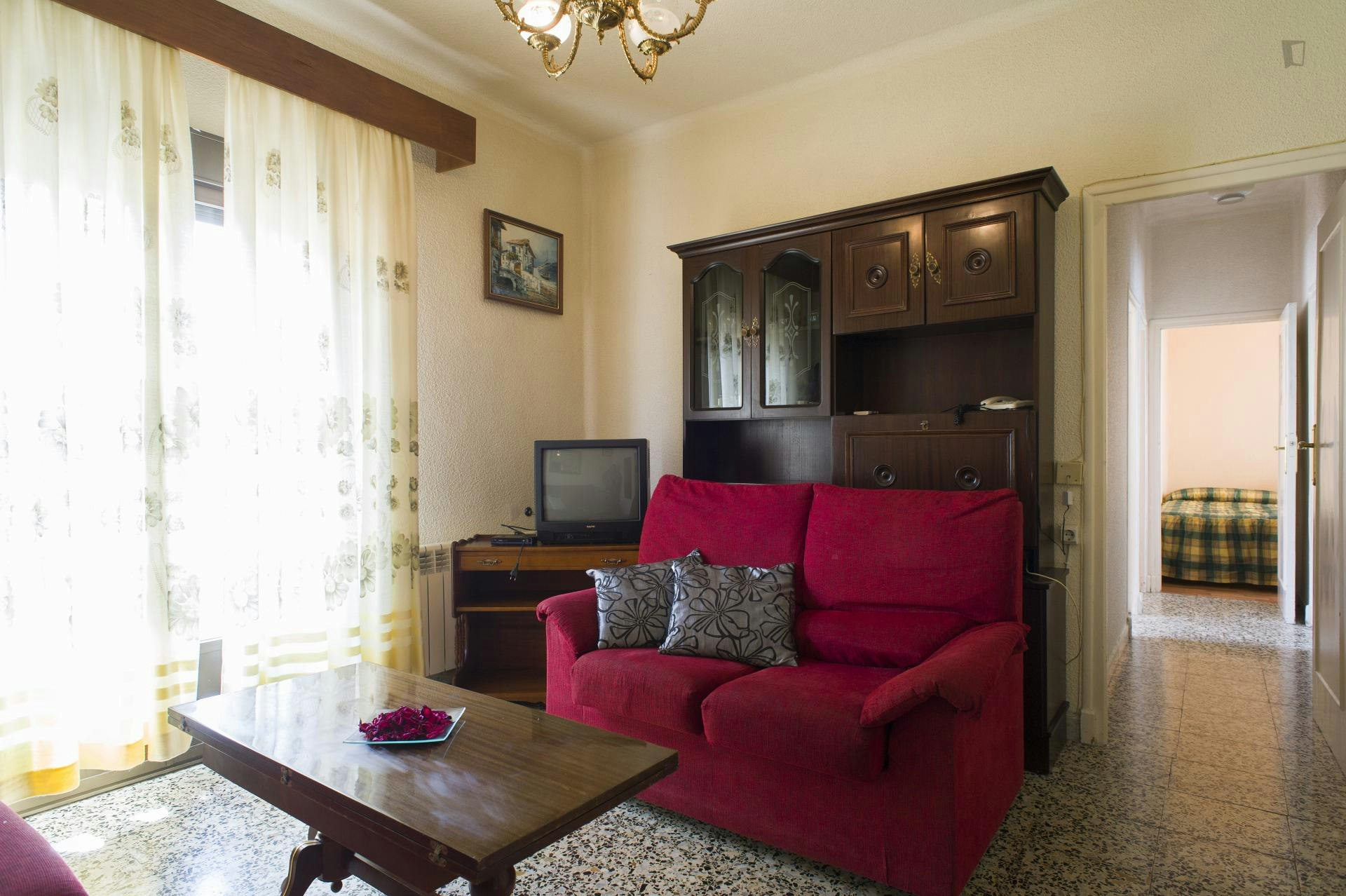 Homely 2-bedroom apartment near Plaza del Barrio Vidal