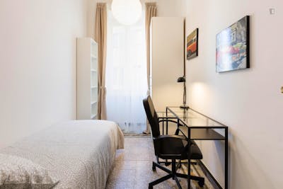 Beautiful single bedroom near La Sapienza university