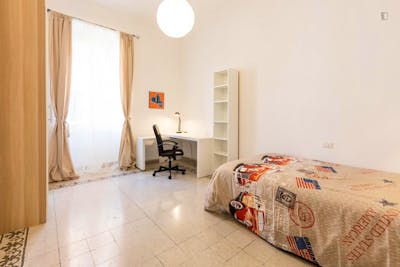 Airy single bedroom in Piazza Bologna neighbourhood