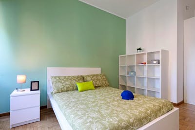 Cool double bedroom in a 6-bedroom apartment near Parco delle Valli  - Gallery -  3