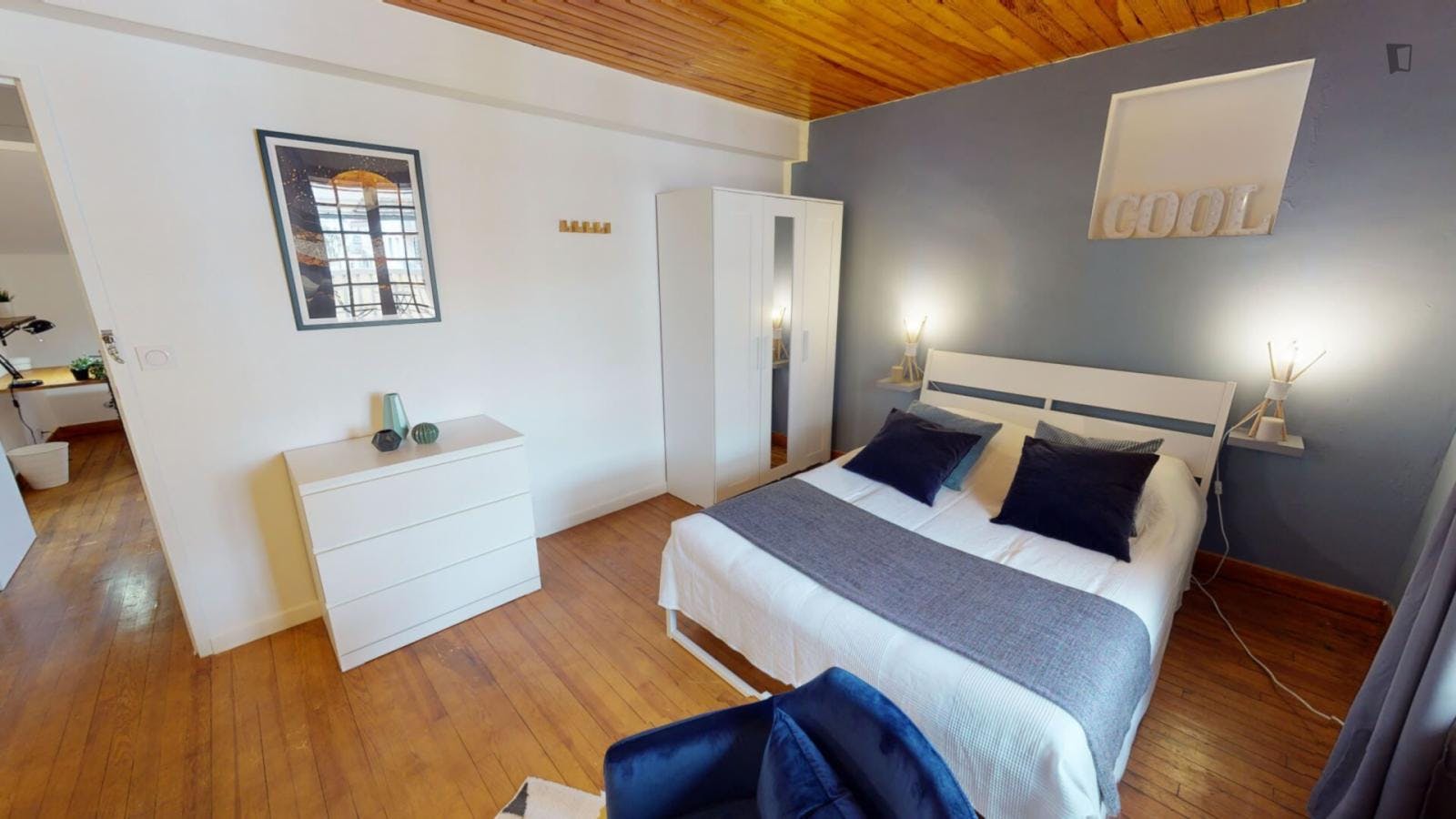 Pleasant double bedroom close to Jardin Compans-Caffarelli