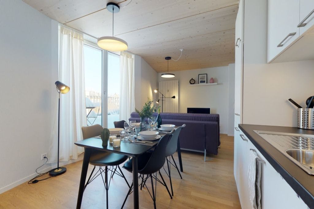 Magnificent modern and bright attic apartment in the city center #72