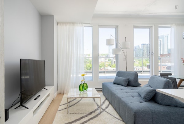 In the heart of Griffintown, 2 bed/2bath fully furnished condo