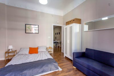Fantastic double bedroom in a 6-bedroom apartment in Eixample  - Gallery -  1
