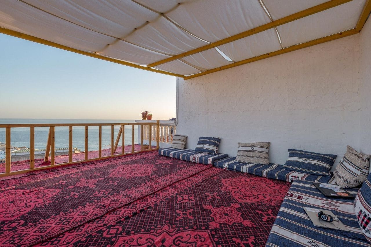 Traditional Turkish Beach Villa w/ Workspace + Terrace Overlooking The Sea