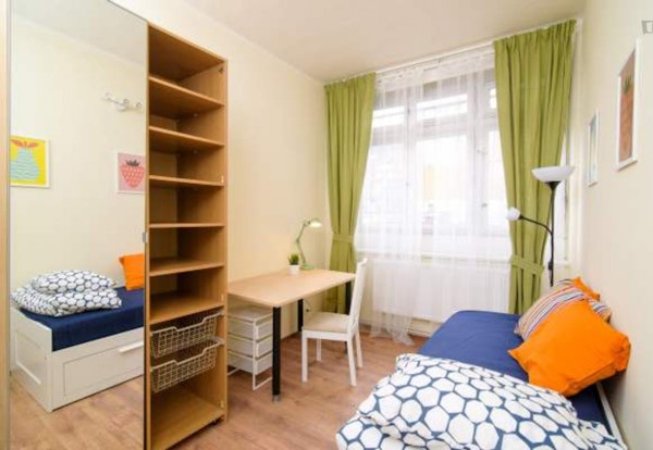 Pleasant double bedroom near Florenc metro