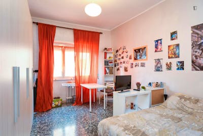 Charming single bedroom near Conca D'oro metro station, Luiss and Sapienza Universitites