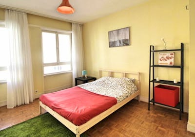 Restful double bedroom in Vauban