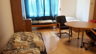 Bed in a 4-bed dorm, in a residence in Szentimreváros