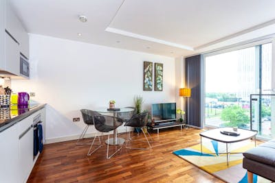 Modern one bedroom apartment in Media City, Manchester
