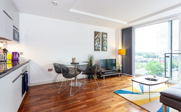 Modern one bedroom apartment in Media City, Manchester