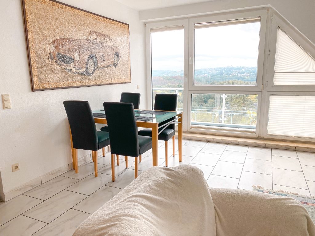 Impressive view (!), Modern and centrally located apartment in Wuppertal