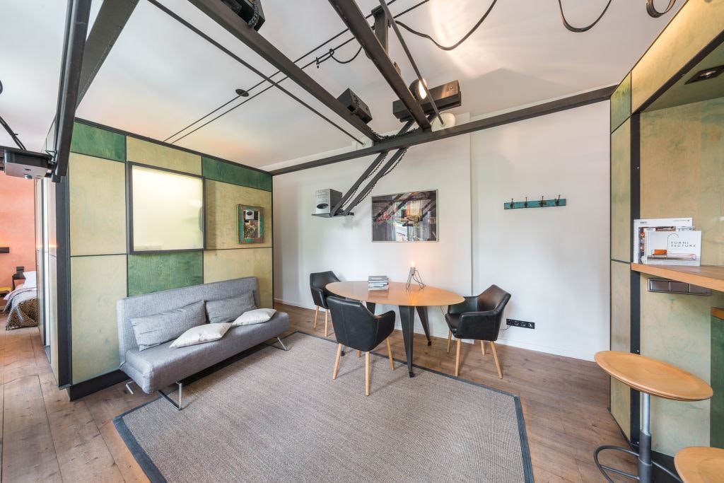 Studio apartment "Green Room" with modern technology