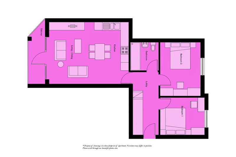 Apartment in Gillinham Kent for 4 people