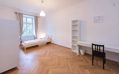 Pleasant single bedroom in a 5-bedroom flat, in Ludwigsvorstadt-Isarvorstadt
