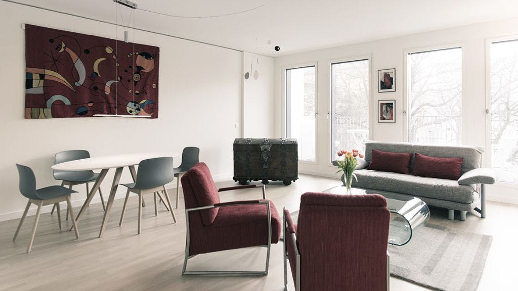 Modern luxury apartment by the architect Philippe Starck with terrace on the Spree near Friedrichstrasse - Yoo 3.10