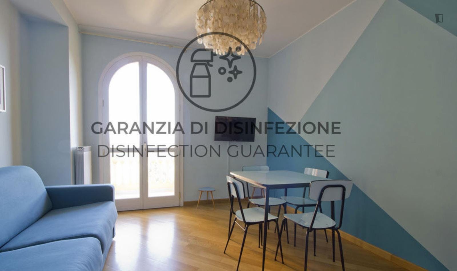 Sunny 1-bedroom flat in Sanremo